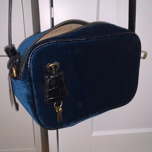NWT JCrew Velvet Crossbody bag